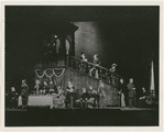 Scene (with staircase) from the stage production The Gold Eagle Guy