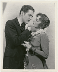 Margaret Barker and Alexander Kirkland in the stage production The Gold Eagle Guy