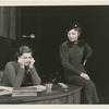 Stella Adler and Dorothy Patten in the stage production Success Story