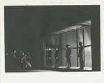 Scene from the stage production Nineteen Thirty One (1931), showing a row of police officers