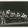 Sanford Meisner, Morris Carnovsky, Lewis Leverett, and Franchot Tone in the stage production Night Over Taos