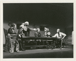 Sanford Meisner, Morris Carnovsky, Lewis Leverett, and Franchot Tone in the stage production Night Over Taos