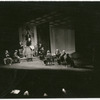 Scene from the stage production Johnny Johnson (pulpit speaker and audience) 
