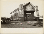 Church turned into a movie house, Woodville, Mississippi