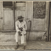 Street scene [church steps] in New Orleans, Louisiana