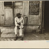 Street scene [church steps] in New Orleans, Louisiana