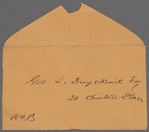Letter to Geo. L. Duyckinck written July 24th
