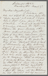 Letter to "My dear Duyckinck..." written March 27th