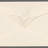 Envelope addressed to Evert A. Duyckinck Esq.