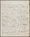 "Nothing to Wear" letter to George L. Duyckinck
