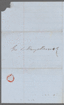 Letter to "My dear Duyckinck" written December 31