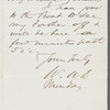 Letter to G. L. Duyckinck Esq.