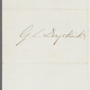 Letter to G. L. Duyckinck Esq.