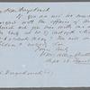 Letter to G. L. Duyckinck written September 26