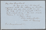 Letter to G. L. Duyckinck written September 26