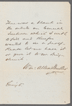 Letter to G. L. Duyckinck Esq. written January 5th