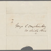 Invitation to George L. Duyckinck dated February 2nd