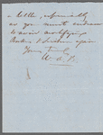 Letter to G. L. Duyckinck