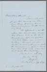 Letter to G. L. Duyckinck written July 7th