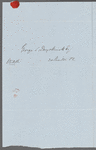 Letter to G. L. Duyckinck written July 7th