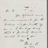 Letter to G. L. Duyckinck