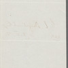 Letter to G. L. Duyckinck