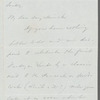 Letter to G. L. Duyckinck Esq.