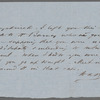 Note to Geo. L. Duyckinck