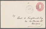 Envelope addressed to Evert A. Duyckinck Esq. at 20 Clinton Place stamped June 4th