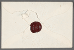 Envelope with seal addressed to Mr. Geo. L. Duyckinck