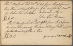 Hugh Gaine receipt book
