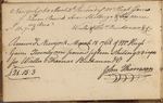 Hugh Gaine receipt book