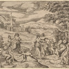Mercury surprising the daughters of Aglauros