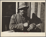 Negro at religious meeting, Nashville, Tennessee
