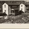 Company houses at Pursglove Mines, Scotts Run, West Virginia