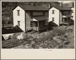 Company houses at Pursglove Mines, Scotts Run, West Virginia