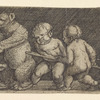 Frieze with Children Fighting Bears