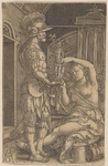 Medea Presents a Statue of an Armed Man to Jason