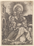 The Virgin and Child in a Courtyard
