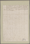 Leisler, Jacob. New York. Letter from N.N. to a friend in Amsterdam, relating to the execution of Leisler and his son-in-law