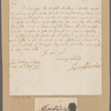 Fletcher, Benjamin. Fort William Henry. To Col. Wm. Markham
