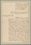 Colden, Cadwallader. Fort George, New York. Petition to Colden