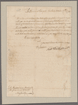 Woodhull, Nathaniel. New York. To Hendrick Fisher and members of the Provincial Congress of New Jersey