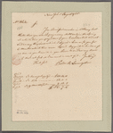 Livingston, Peter R. To Joseph White