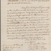 Gansevoort, Leonard. Albany. To the Governor John Jay and Council of Appointment