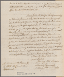 Gansevoort, Leonard. Albany. To the Governor John Jay and Council of Appointment