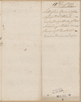 Van Cortlandt, Pierre. Kingston. To Governor George Clinton