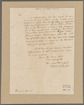 Clinton, DeWitt. Albany. To Gov. [Joseph C.] Yates