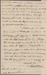 Pitcher, Nathaniel. Salem [N.Y.]. To Jabez D. Hammond