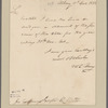 Marcy, William L. Albany. To Governor [Joseph C.] Yates